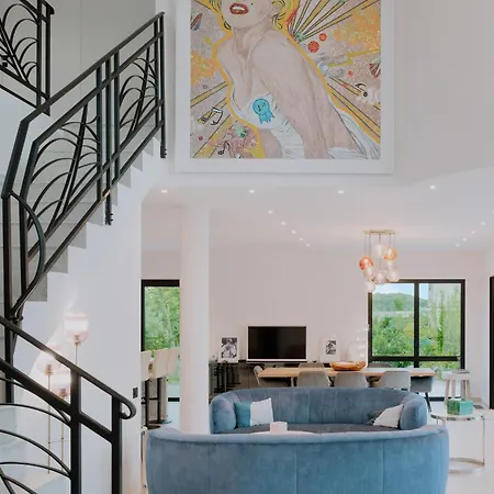 Βίλα Blue Pearl 10 Pers Piscine Chauffee 10 Minutes A Pieds