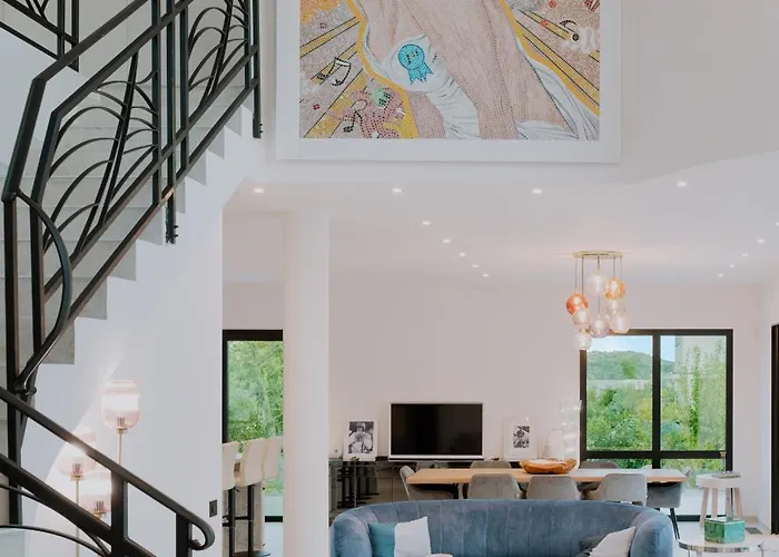 Vila Blue Pearl 10 Pers Piscine Chauffee 10 Minutes A Pieds